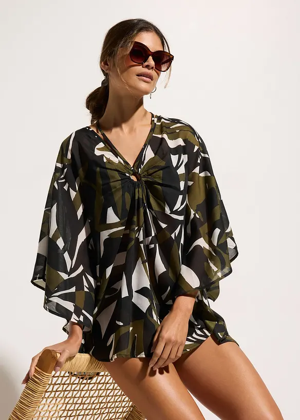 Transparent strandtunika, bonprix