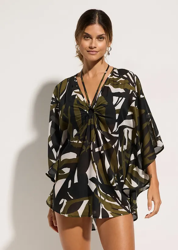 Transparent strandtunika, bonprix