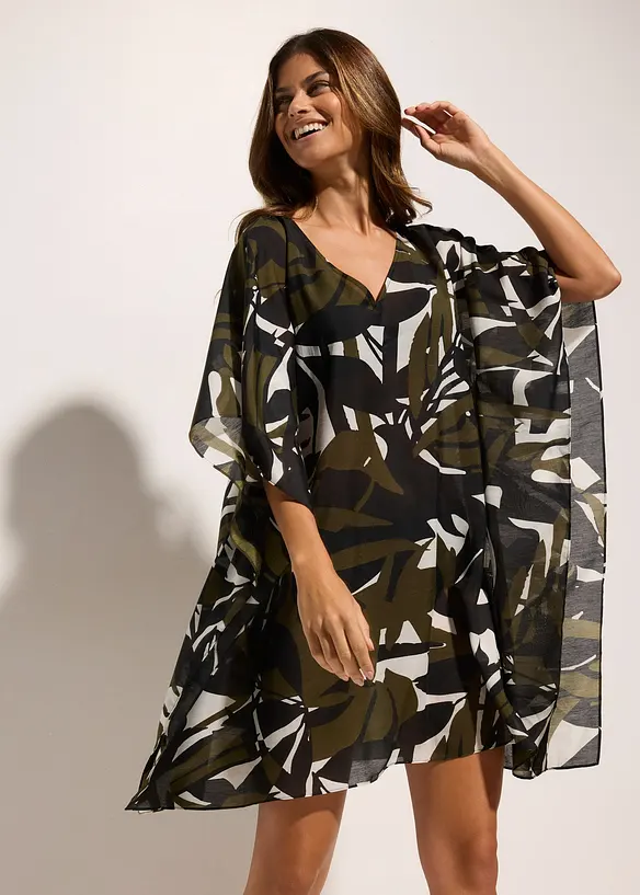 Transparent strandtunika, bonprix