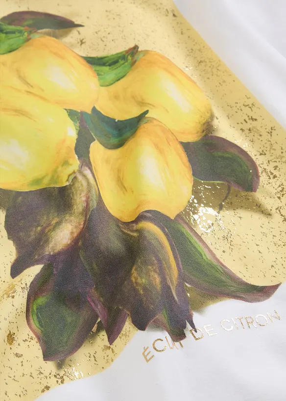 T-shirt i elastisk bomullsmix, bonprix