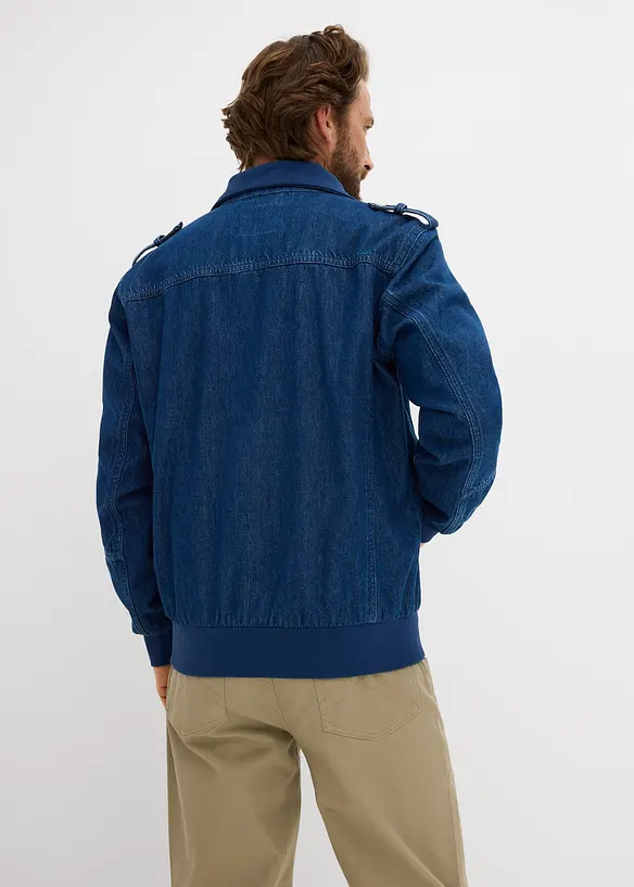 Jeansjacka av bomull, bonprix