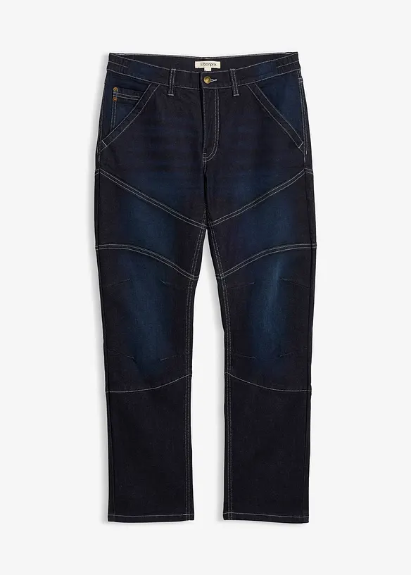 Regular Fit jeans med bekv&auml;m midja, Straight, bonprix