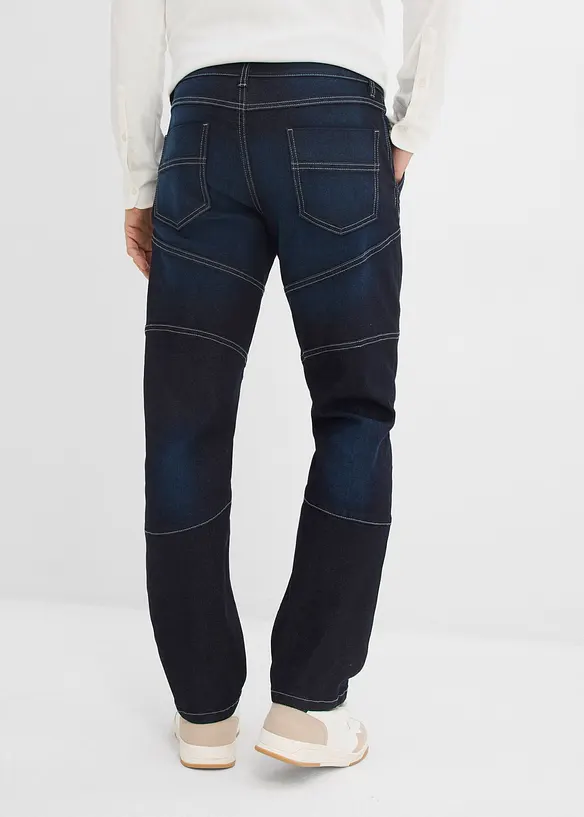 Regular Fit jeans med bekv&auml;m midja, Straight, bonprix