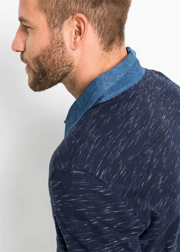 L&aring;ng&auml;rmad pik&eacute;tr&ouml;ja i bomull, bonprix