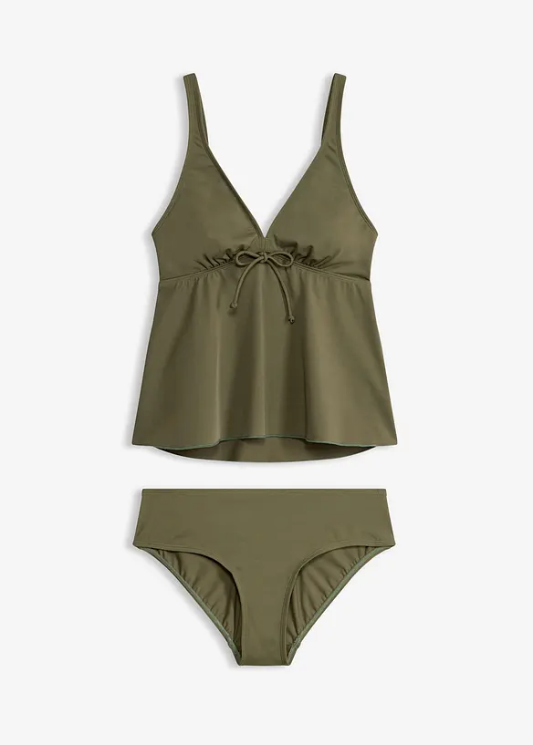 Tankini med reglerbara axelband (2 delar), bonprix