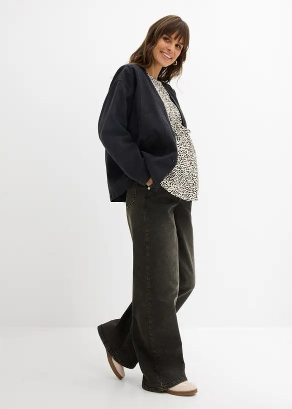 Mamma-/amningsblus med bomull, bonprix