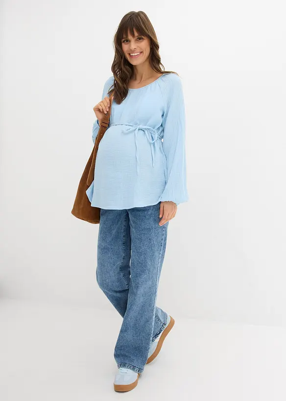 Mammablus av bomullsmuslin, bonprix