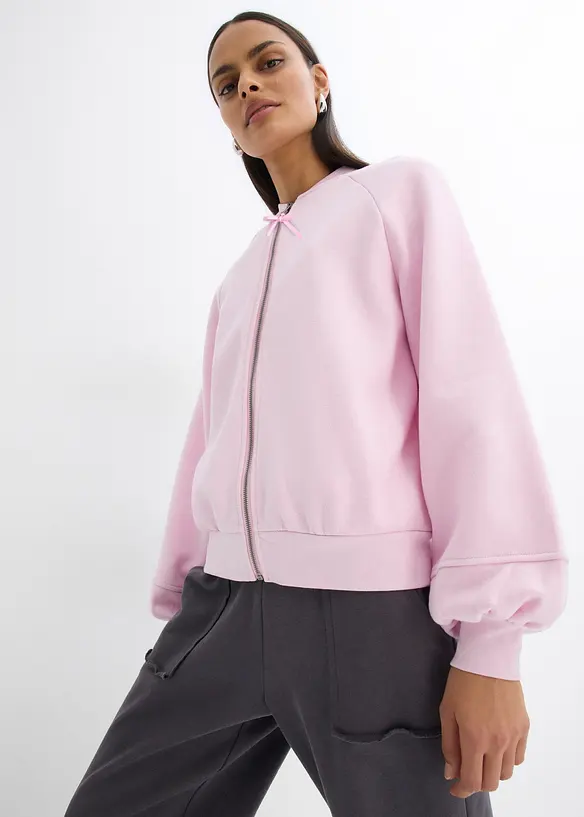 Blusjacka med ballong&auml;rmar, bonprix