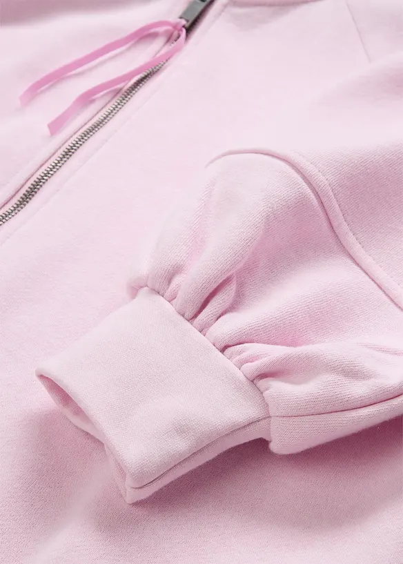 Blusjacka med ballong&auml;rmar, bonprix