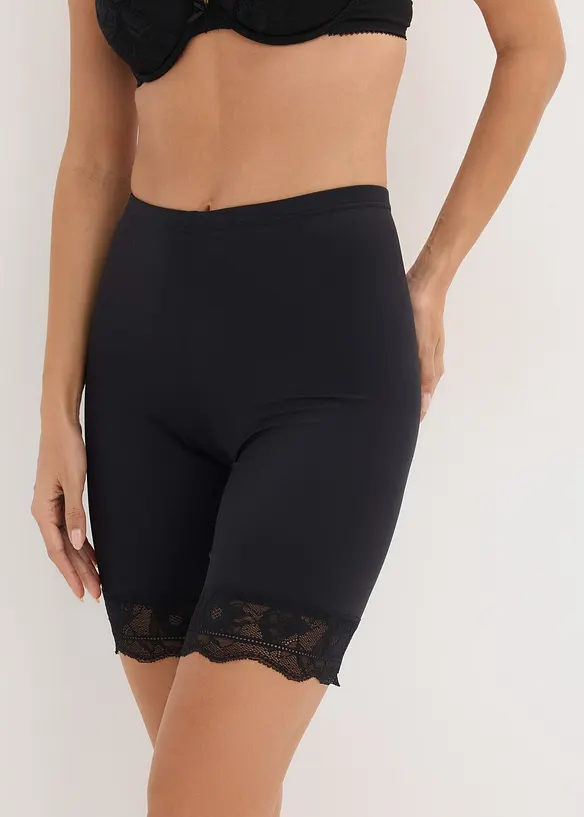 Cykelbyxa med anti skav-funktion och svalkande polyamid (2-pack), bonprix