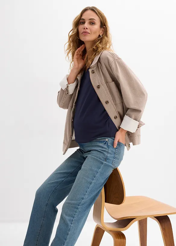 Mammajeans f&ouml;r graviditeten och efter&aring;t, ankell&aring;nga, bonprix