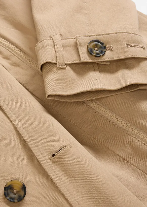 Mammatrenchcoat med babyficka, bonprix