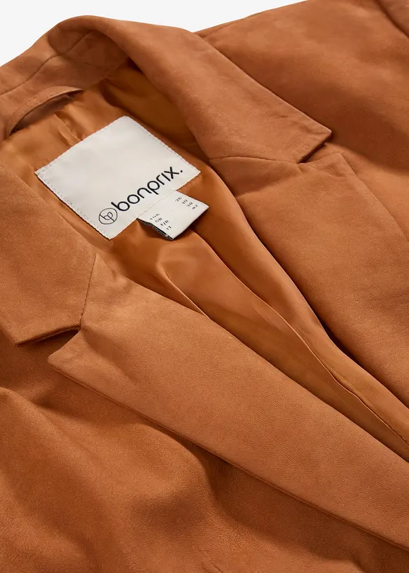 Kavaj av mocka, bonprix