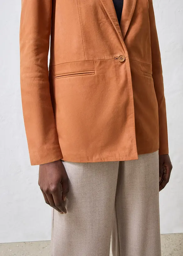 Kavaj av mocka, bonprix