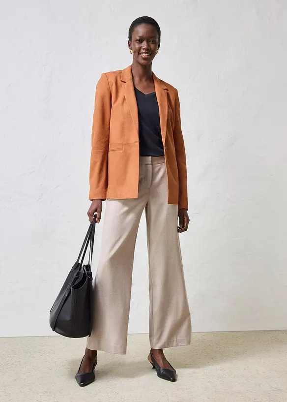 Kavaj av mocka, bonprix