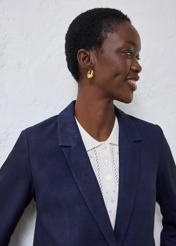 Kavaj av mocka, bonprix