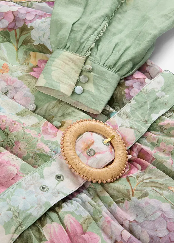 Kl&auml;nning i rami (2-delat set med sk&auml;rp), bonprix