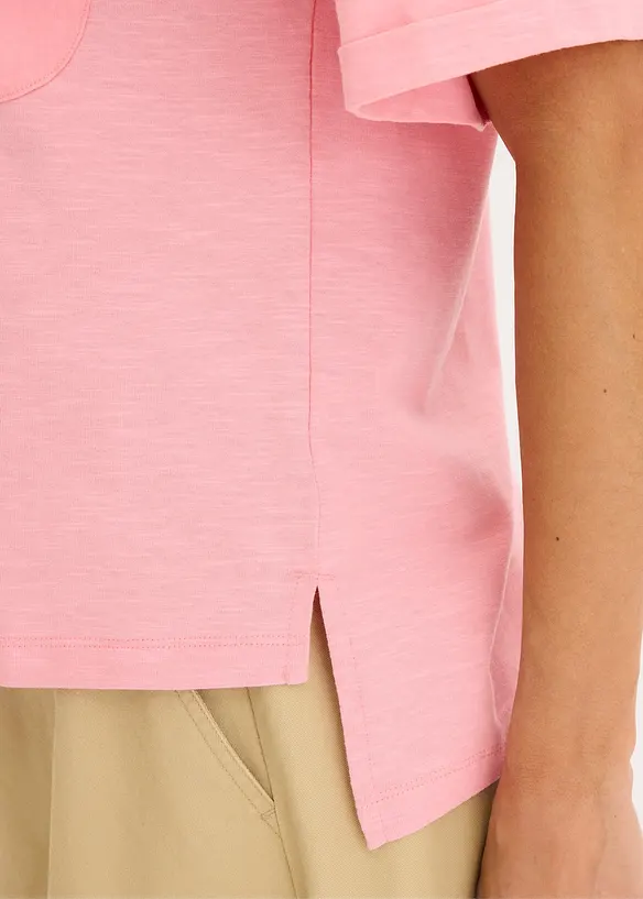 Oversizetopp i ren bomull, bonprix