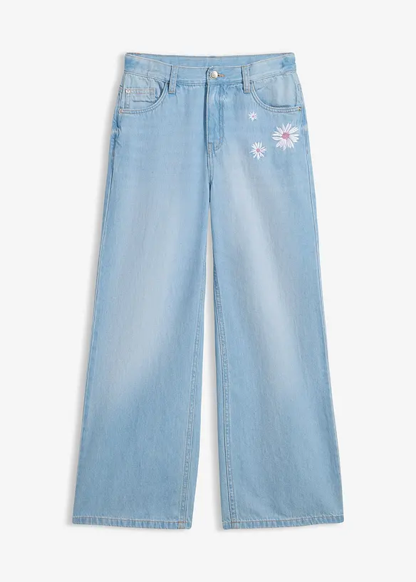 Wide Leg Jeans Mid Waist, bonprix