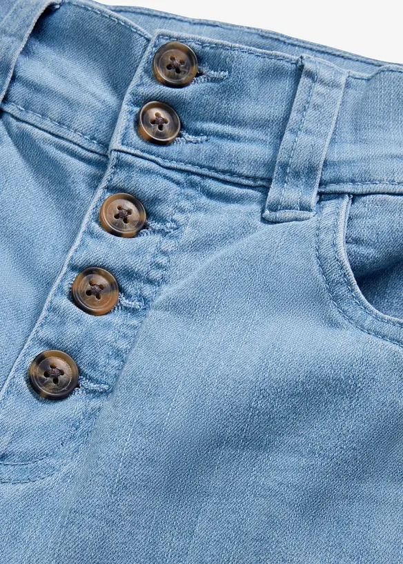 Straight Jeans High Waist, Stretch, bonprix