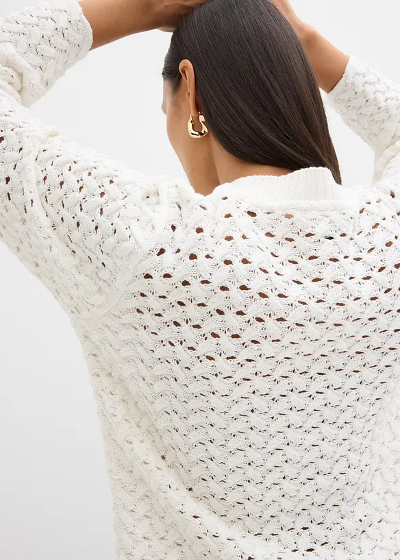 H&aring;lm&ouml;nstrad topp, bonprix