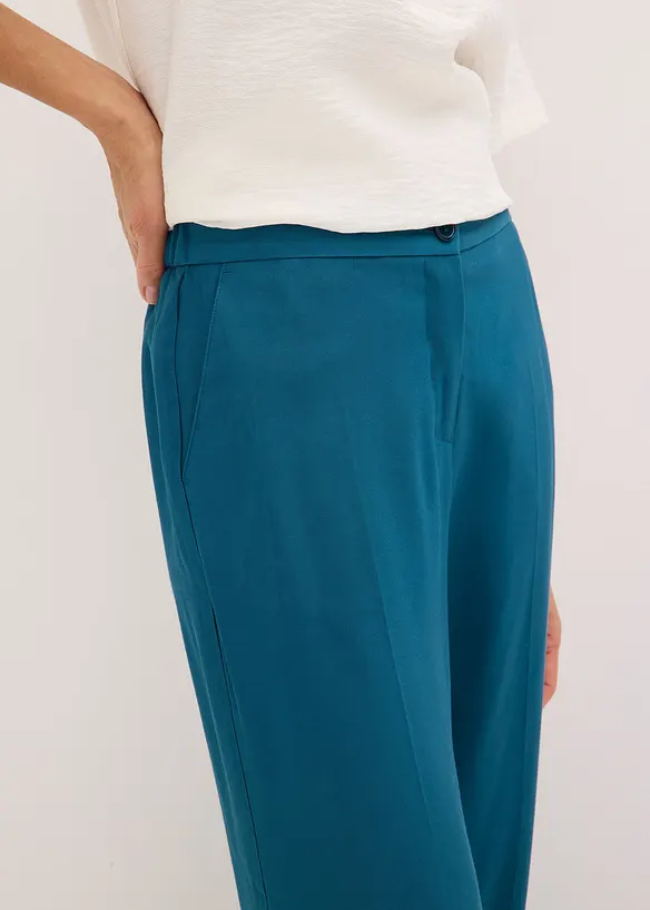 Luftig, vid byxa med viskos, bonprix