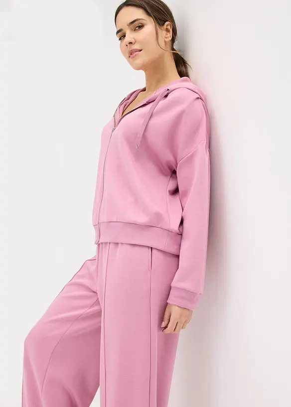 Munkjacka och byxa i stabil trik&aring;, bonprix