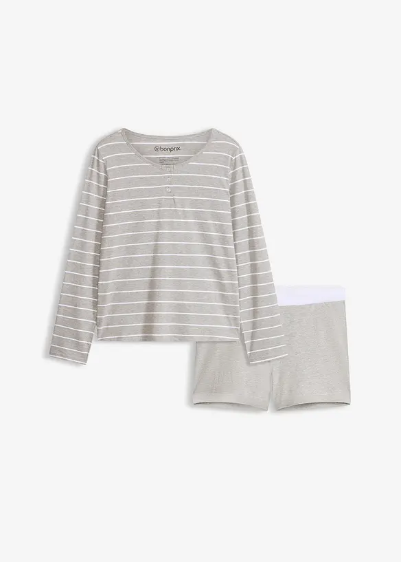 Pyjamas med cykelbyxa, bonprix