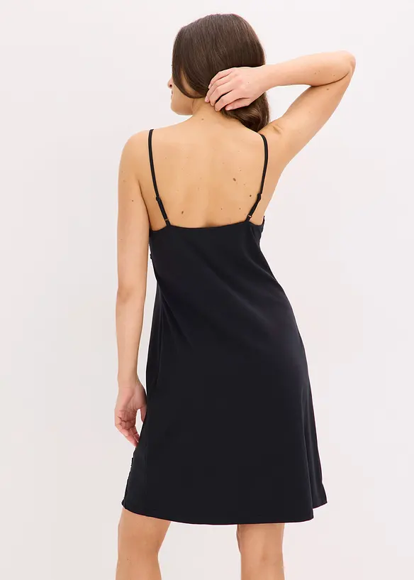 Nattlinne med smala axelband, bonprix