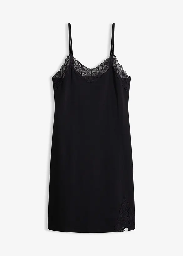 Nattlinne med smala axelband, bonprix