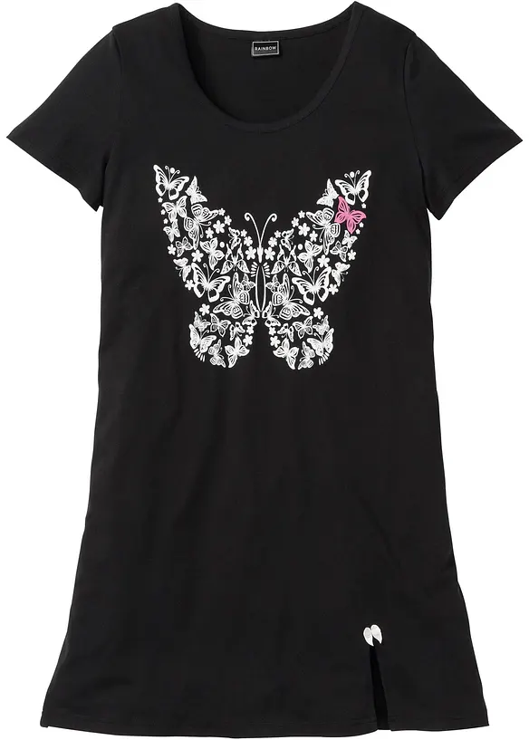 Kort nattlinne med ekologisk bomull, bonprix