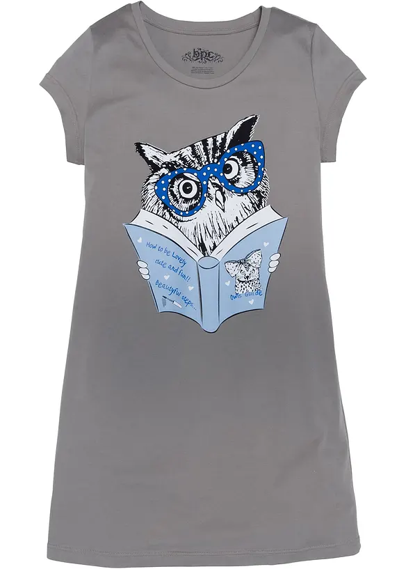 Kort nattlinne av ekologisk bomull, bonprix