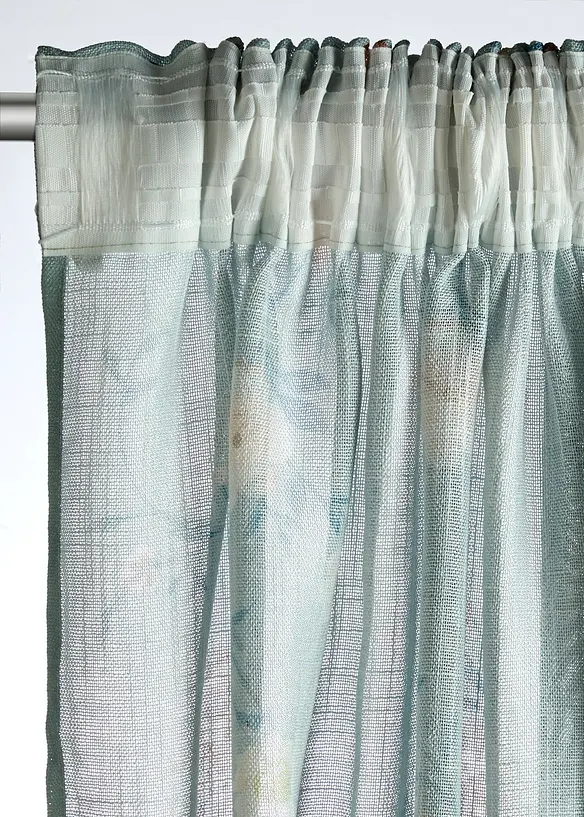 Blomm&ouml;nstrad gardinl&auml;ngd (1-pack), bonprix