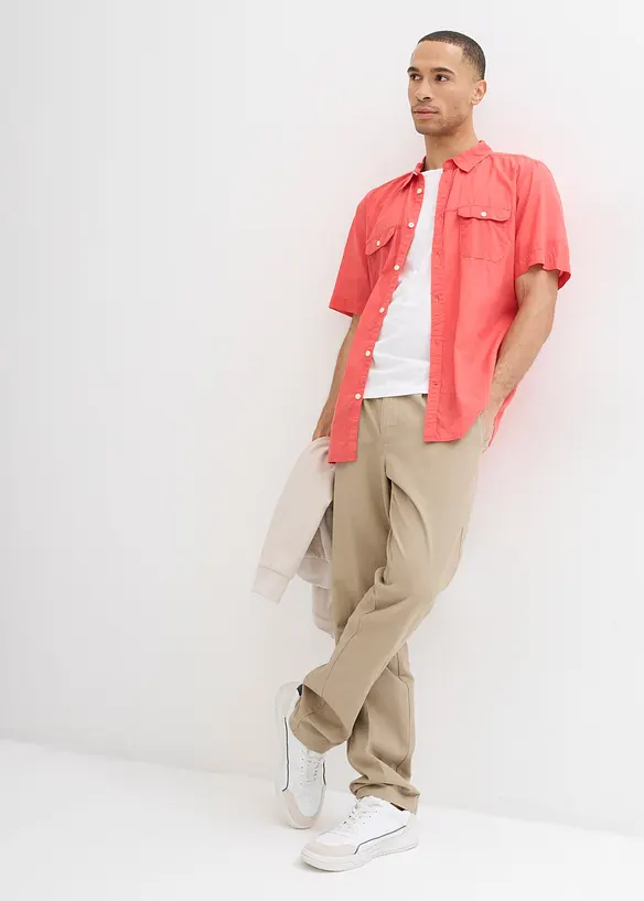 Kort&auml;rmad skjorta i ren bomull, bonprix