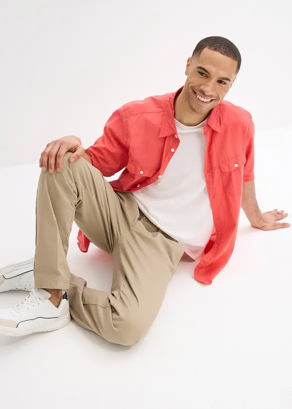 Kort&auml;rmad skjorta i ren bomull, bonprix