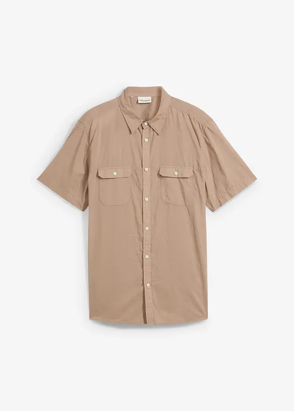 Kort&auml;rmad skjorta i ren bomull, bonprix