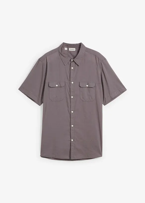 Kort&auml;rmad skjorta i ren bomull, bonprix