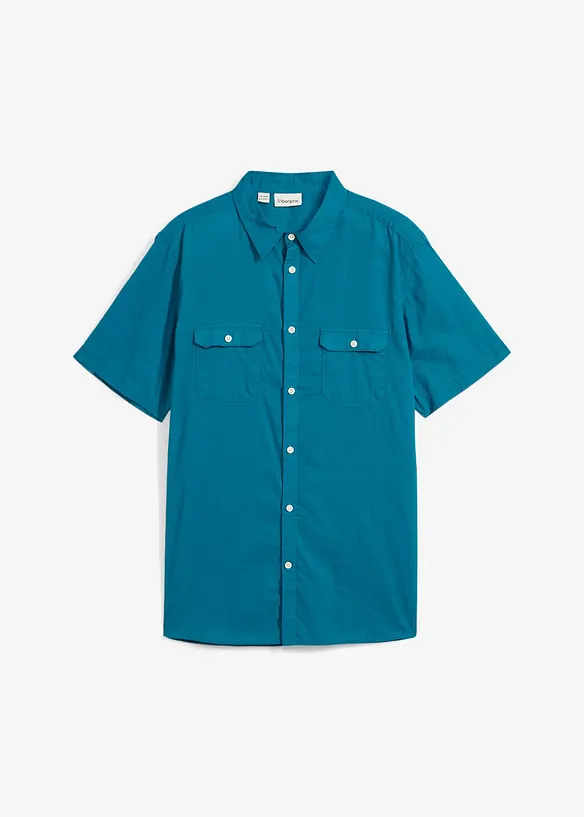 Kort&auml;rmad skjorta i ren bomull, bonprix