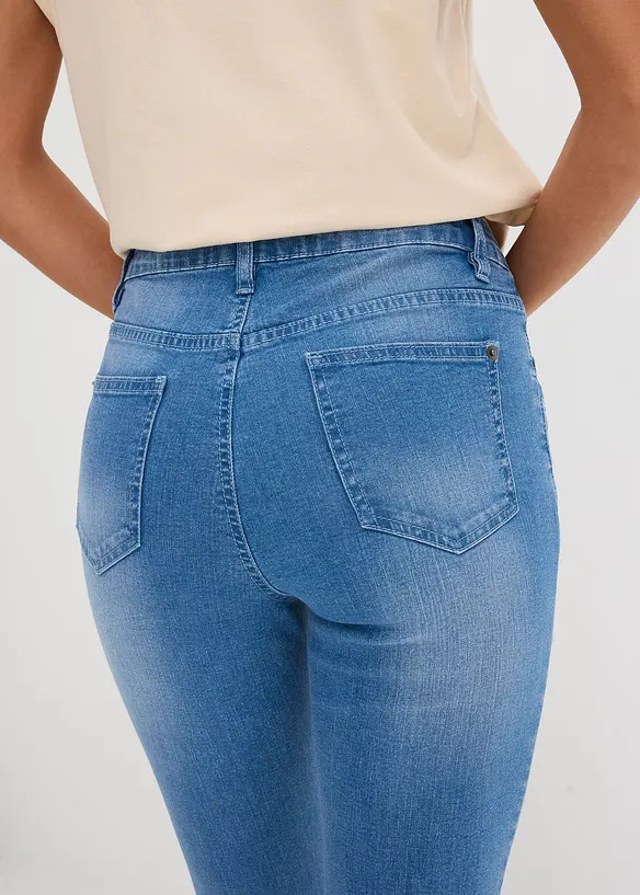 Skinny Jeans High Waist, cropped, bonprix