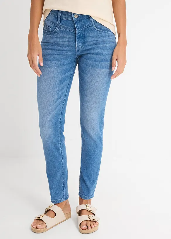 Skinny Jeans High Waist, cropped, bonprix