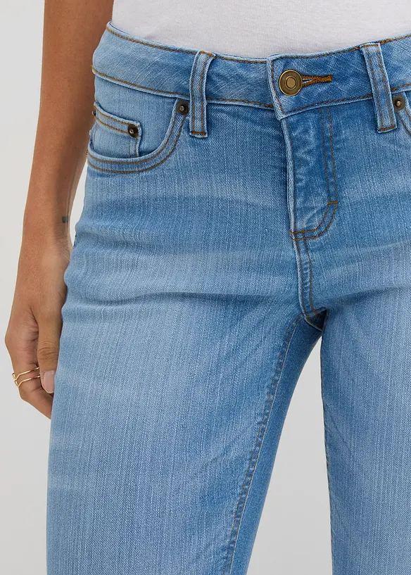 Bootcut jeans Mid Waist, Stretch, bonprix
