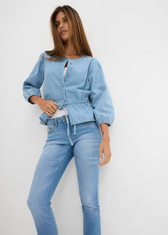 Bootcut jeans Mid Waist, Stretch, bonprix