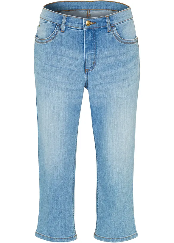 Slim Capri Jeans Mid Waist, bonprix