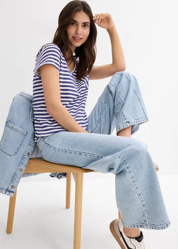 Randig T-shirt, bonprix