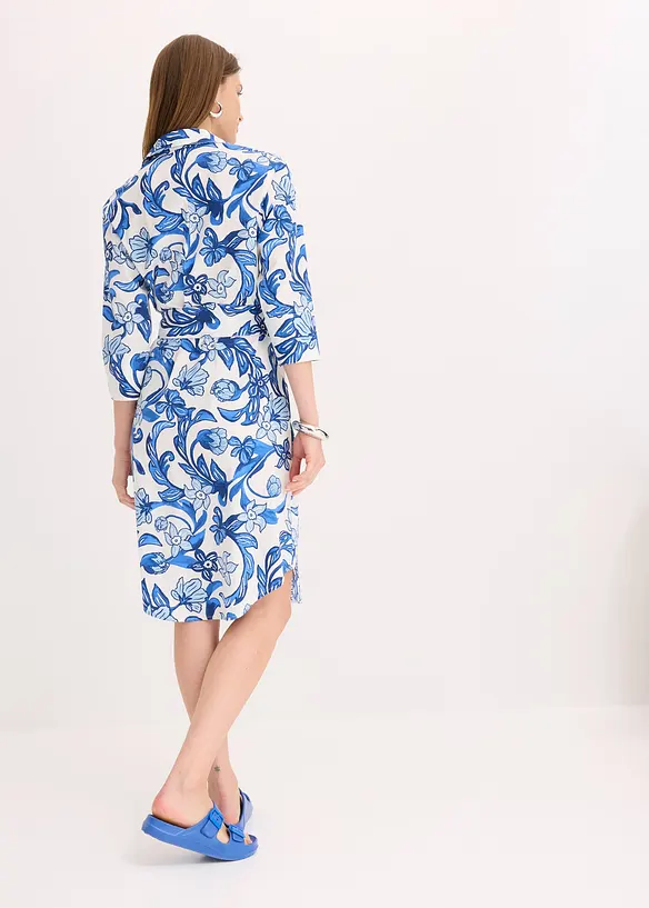 Skjortkl&auml;nning av bomullsmix, bonprix