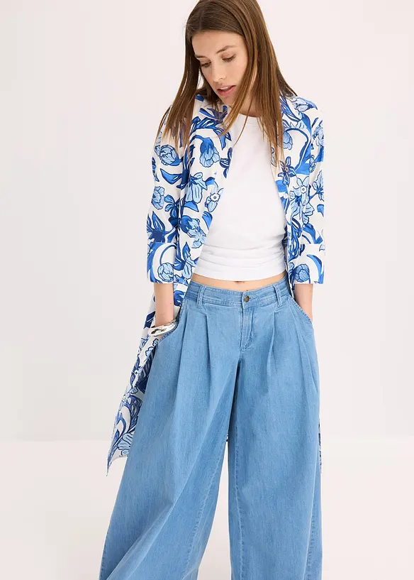 Skjortkl&auml;nning av bomullsmix, bonprix