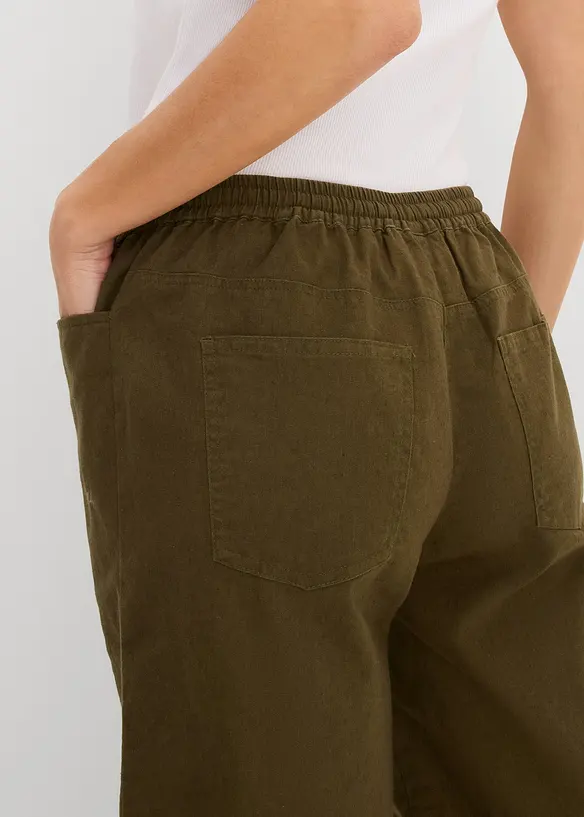 Shorts med linne, bonprix