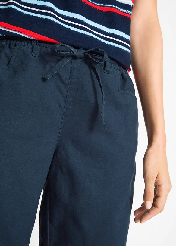 Shorts med linne, bonprix
