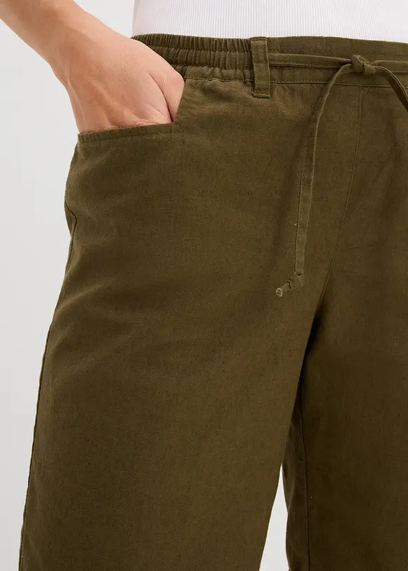 Shorts med linne, bonprix