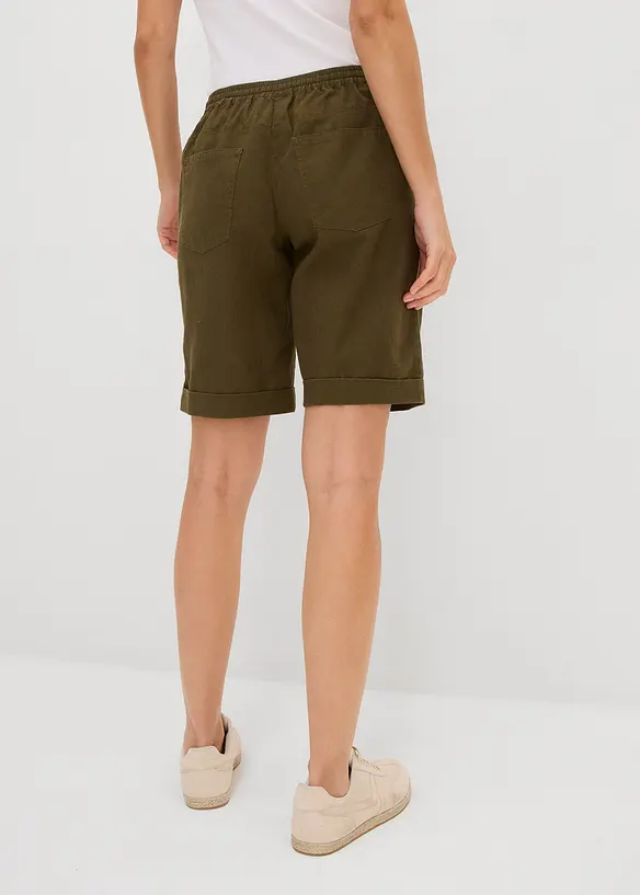 Shorts med linne, bonprix